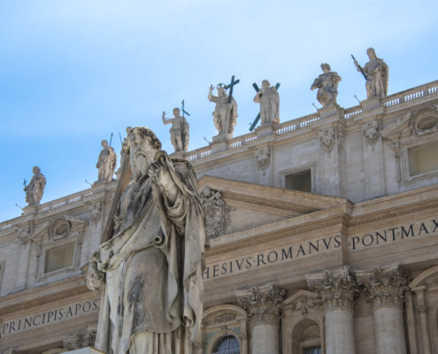 Watykan, vatican, tourist attraction, holy, holy place, statue, miejsce święte, posągi