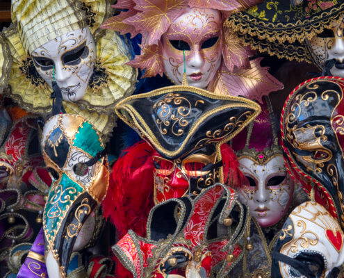 Maski weneckie, Venetian masks, carnival, masks, mask, colorfull, faces
