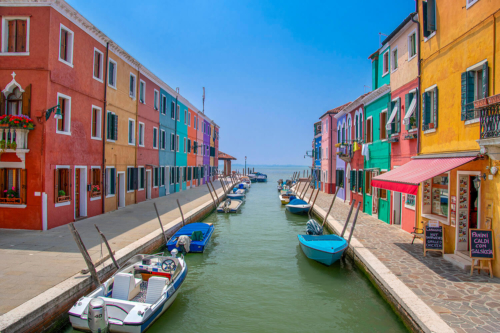 burano italy color hous colors hauses water