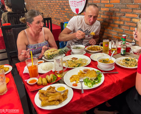 Kambodża jedzenie potrawy restauracja w Siem Reap